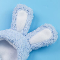 Słodki kociak nakrycia głowy króliczek przeciągnij kapelusz kot pies nakrycia głowy kostium wydajność PhotoProps zabawny kapelusz dla psa uszy królika Cosplay ciepły kaptur 4